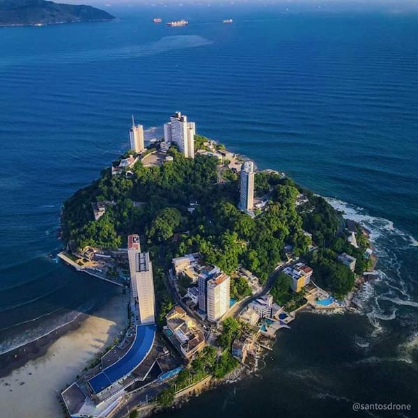 Reveillon Ilha Porchat - São Vicente - Noite